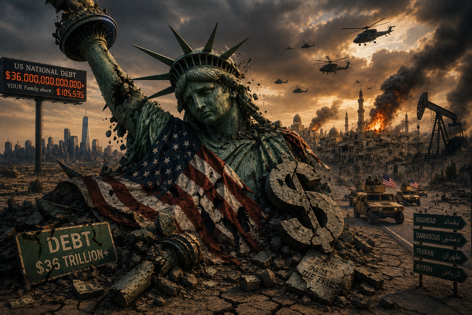 America's strategic bankruptcy begins in the Middle East and the first shot at the dollar