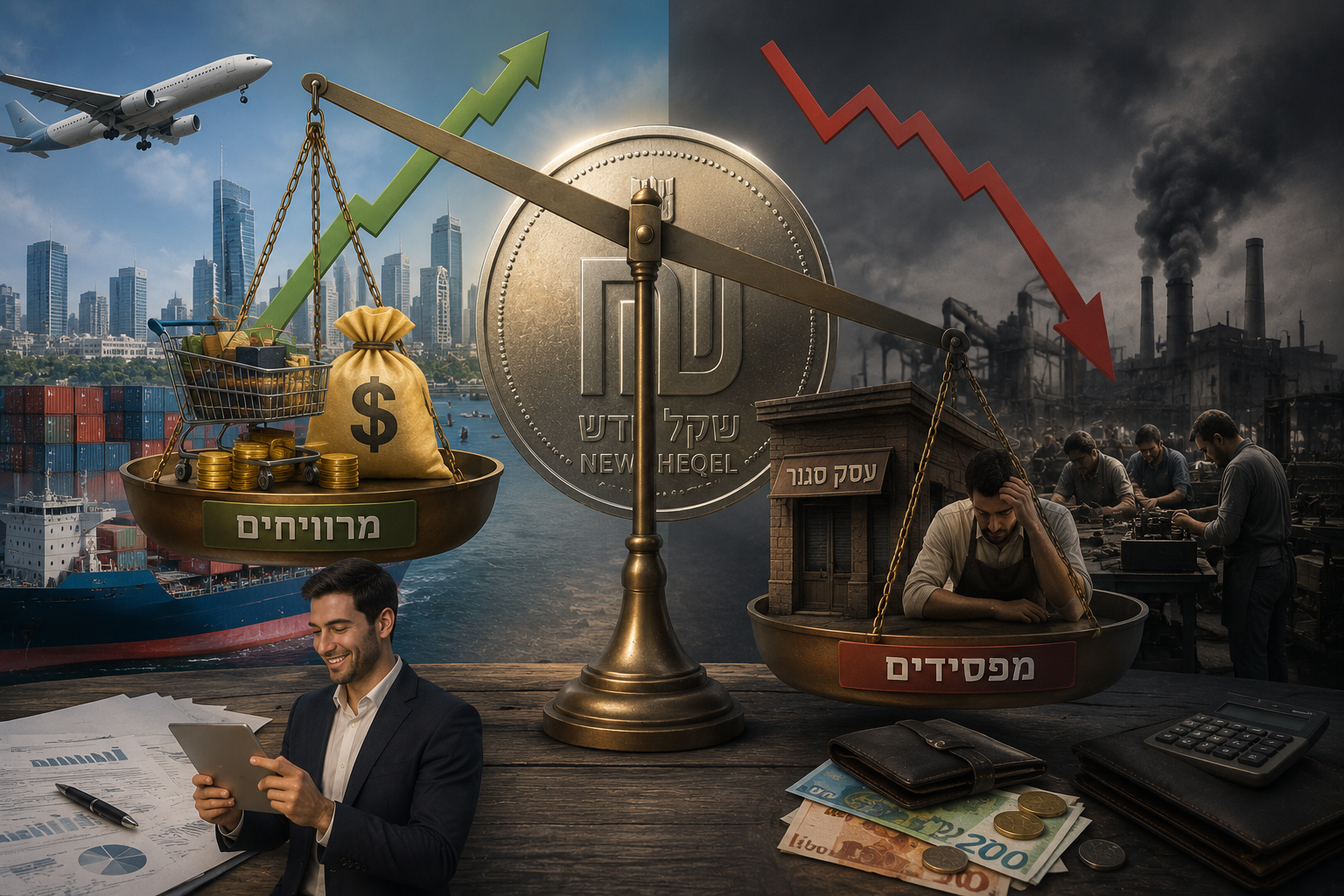 Election Economics: Who Gains and Who Loses from the Strong Shekel?